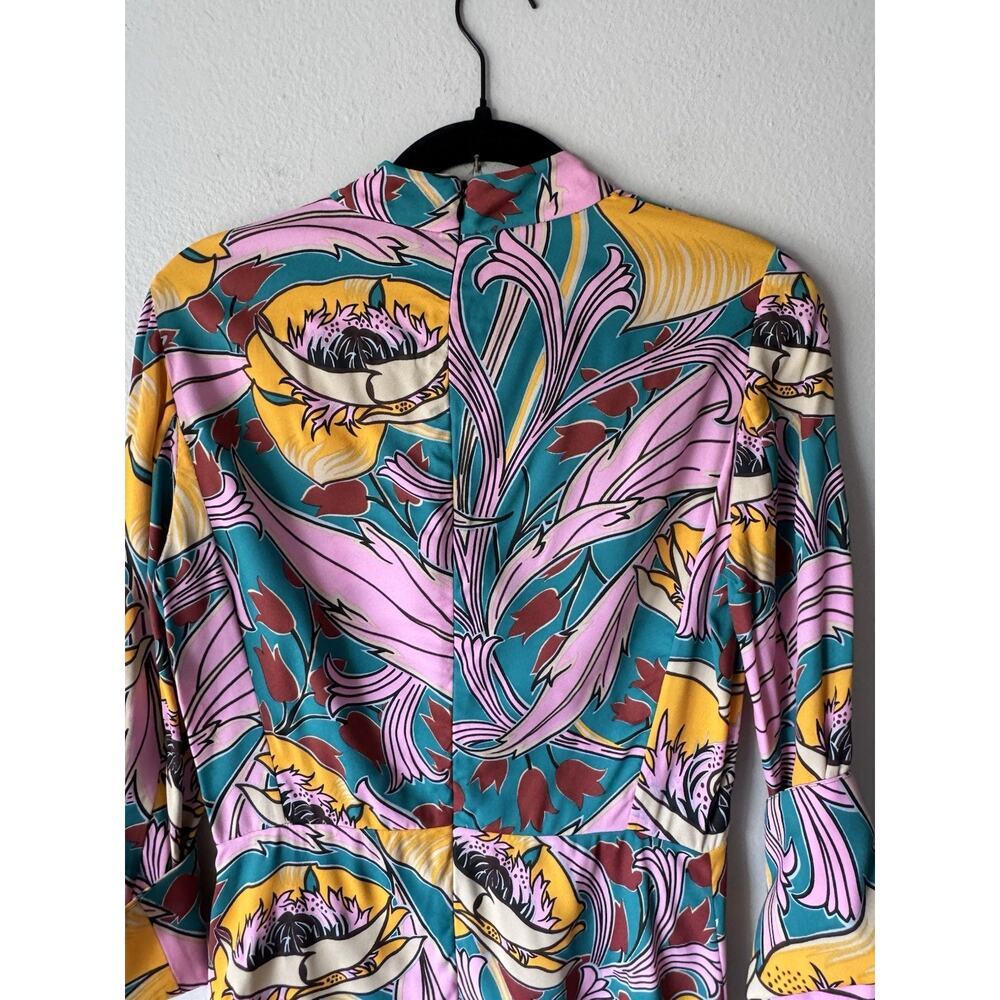 MARNI‎ Bellewoods Floral Print Dress Womens Size 38 Vintage Inspired Retro Boho - Picture 5 of 9
